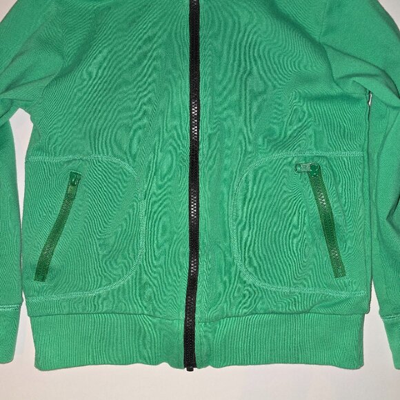 Stella McCartney Kids Teen Boys Green Zip-Up Top - Picture 8 of 9